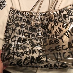Victoria secret clear tote